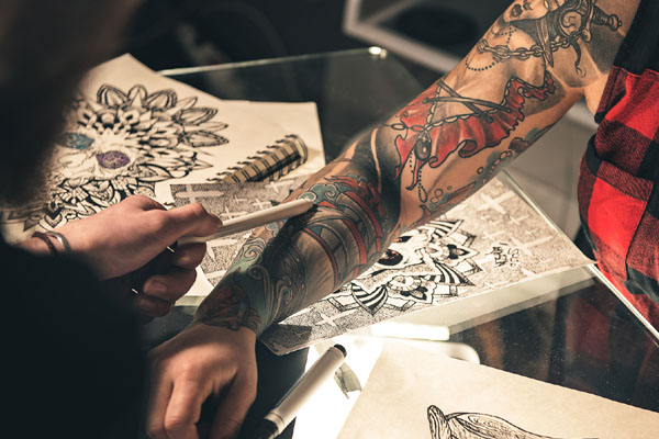 Studio męskiego tatuażu